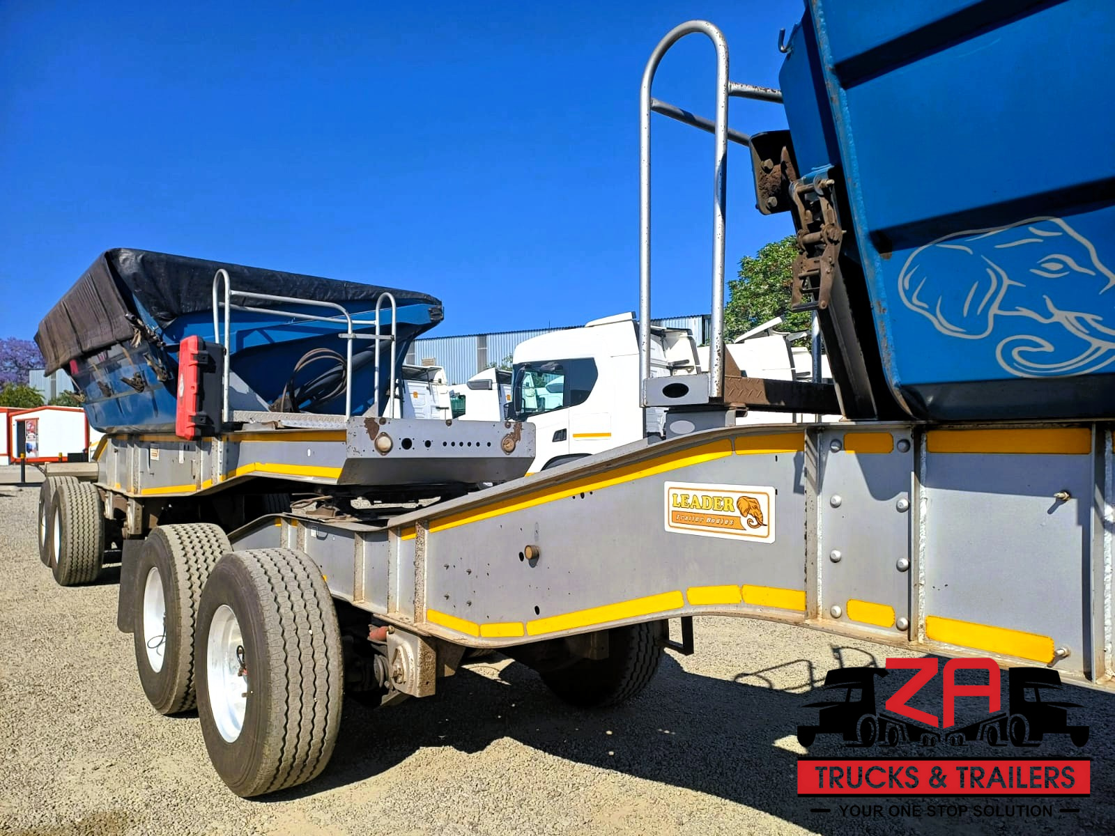 2021 LEADER 20 CUBE SIDE TIPPER TRAILER #53347